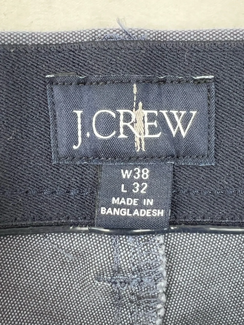 J. Crew Blue 770 Straight-fit tech oxford pant size 38 x 32  BX186 NEW Casual